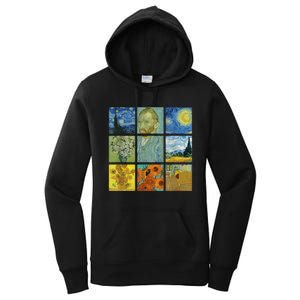 Van Gogh Paintings Sunflowers Starry Night Women's Pullover Hoodie