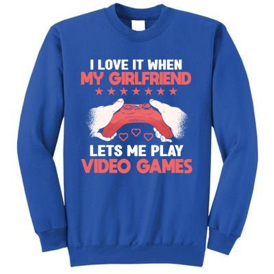 Video Game Player Gaming Joystick Controller Console Gamer Gift Tall Sweatshirt