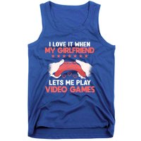 Video Game Player Gaming Joystick Controller Console Gamer Gift Tank Top