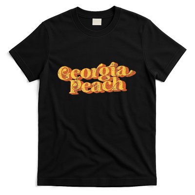 Vintage Georgia Peach Funny Cute Retro 70S Summer T-Shirt
