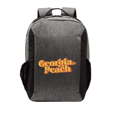 Vintage Georgia Peach Funny Cute Retro 70S Summer Vector Backpack