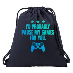 Video Game Player Gaming Joystick Controller Console Gamer Meaningful Gift Drawstring Bag