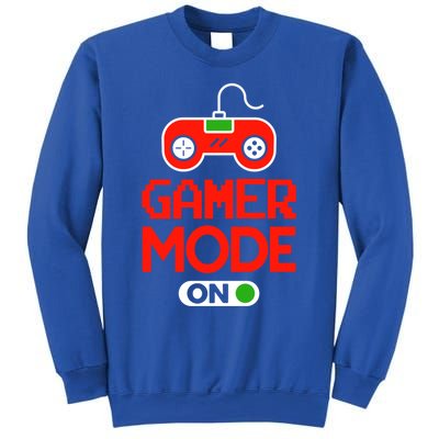 Video Game Player Gaming Joystick Controller Gamer Mode On Great Gift Sweatshirt