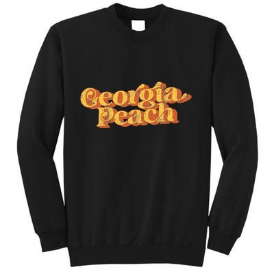 Vintage Georgia Peach 70s Summer Sweatshirt