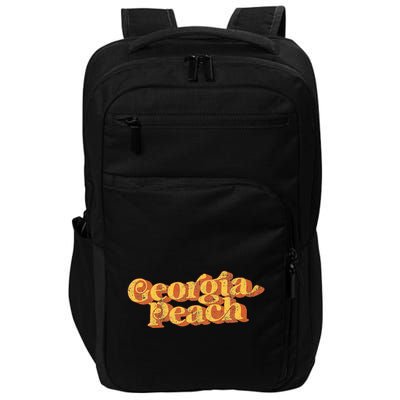 Vintage Georgia Peach 70s Summer Impact Tech Backpack