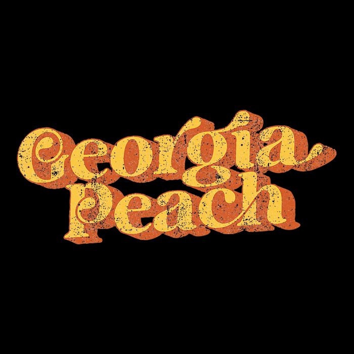Vintage Georgia Peach 70s Summer Bag