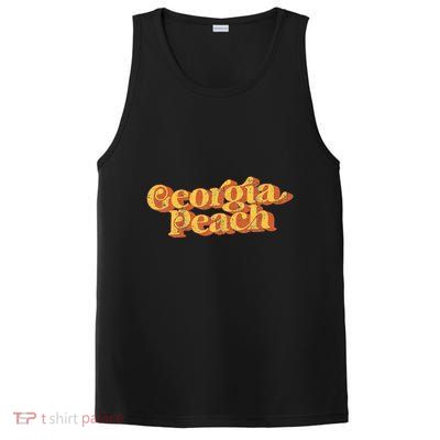 Vintage Georgia Peach 70s Summer PosiCharge Competitor Tank