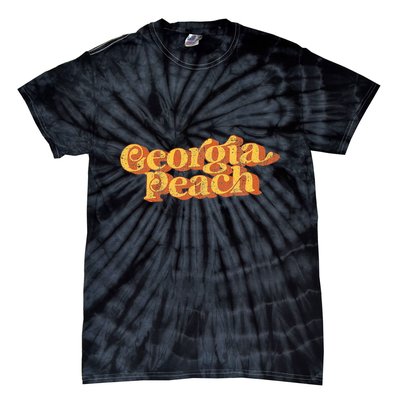 Vintage Georgia Peach 70s Summer Tie-Dye T-Shirt