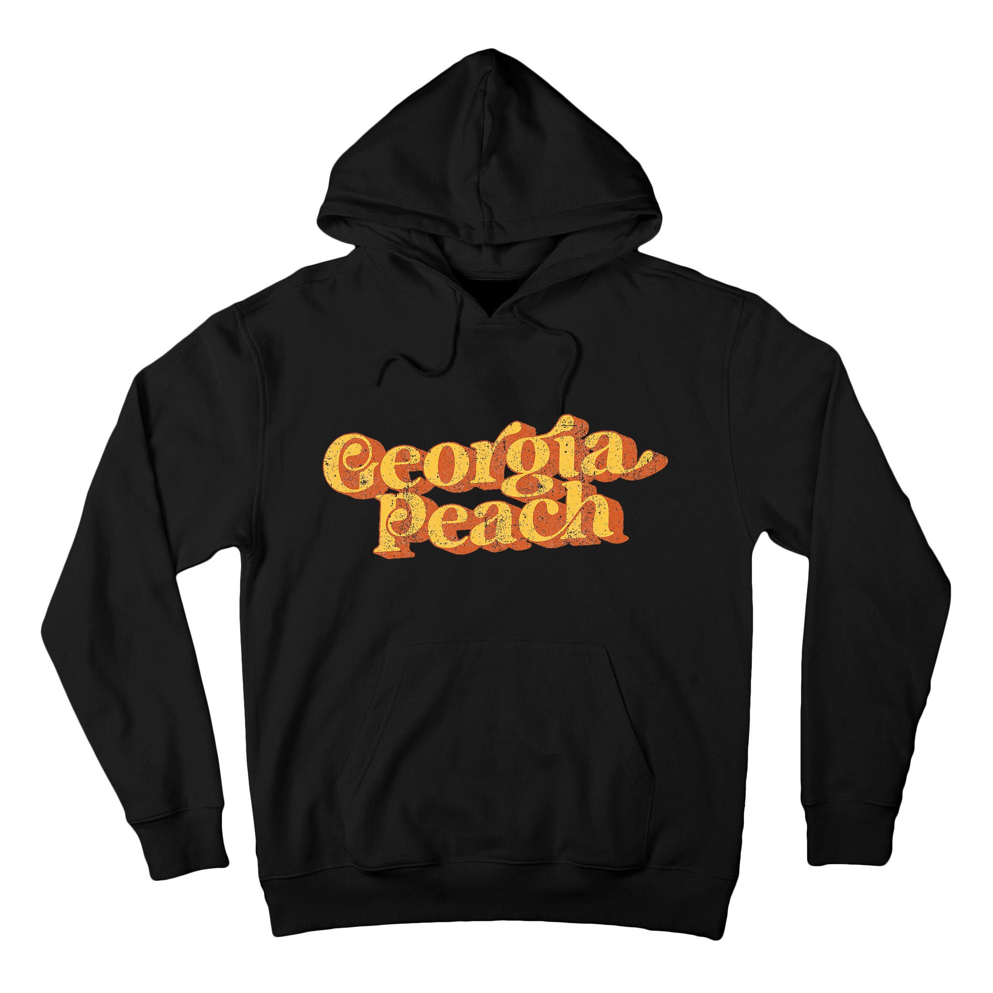 Vintage Georgia Peach 70s Summer Tall Hoodie