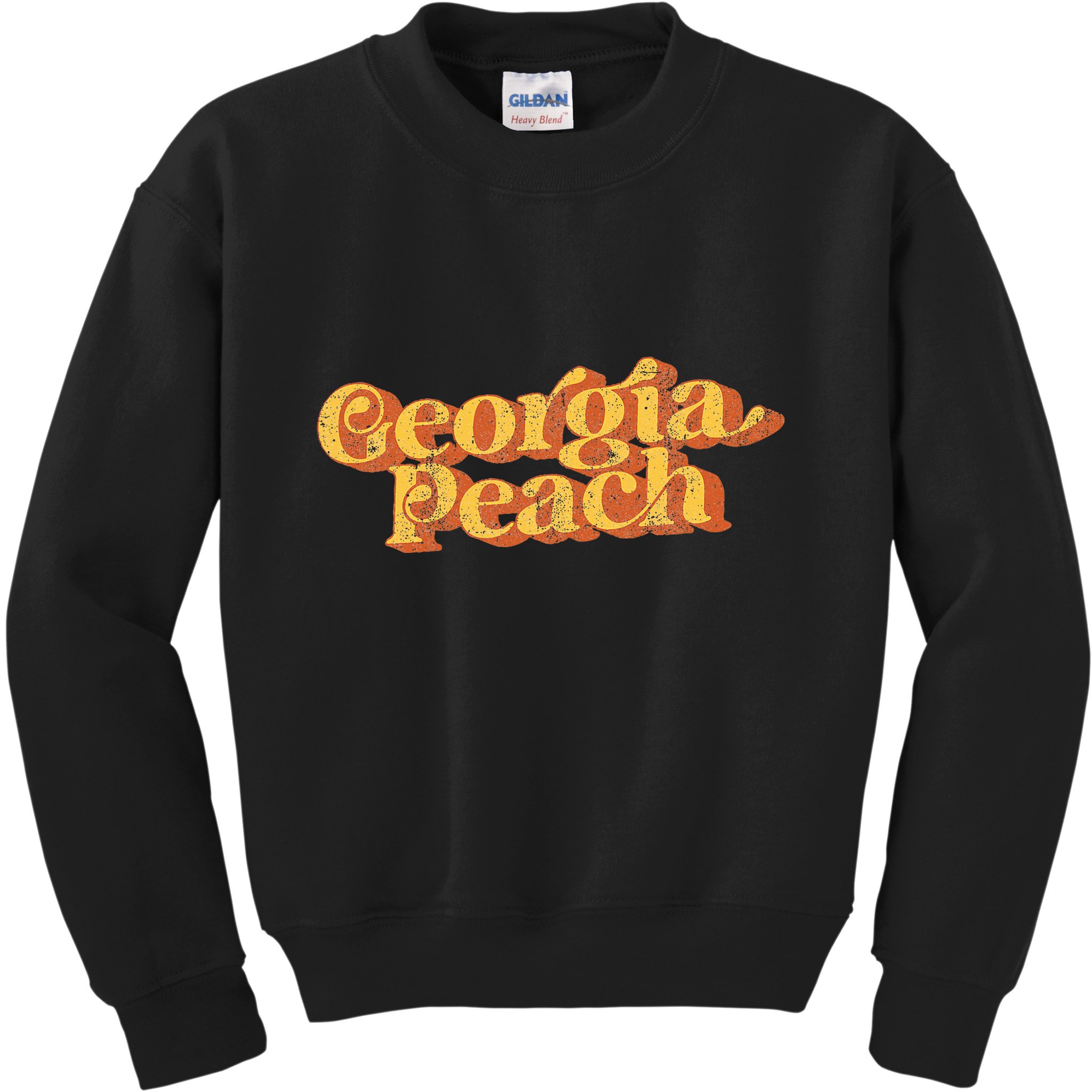 Vintage Georgia Peach 70s Summer Kids Sweatshirt