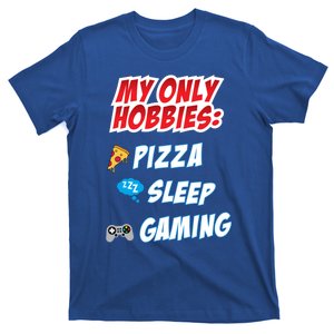 Video Games Pizza Sleep Funny Teen Gamer Gift T-Shirt