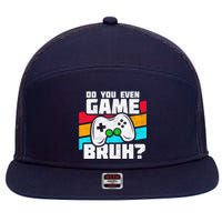 Video Game Player PC Console Online Gaming Funny Gamer 7 Panel Mesh Trucker Snapback Hat