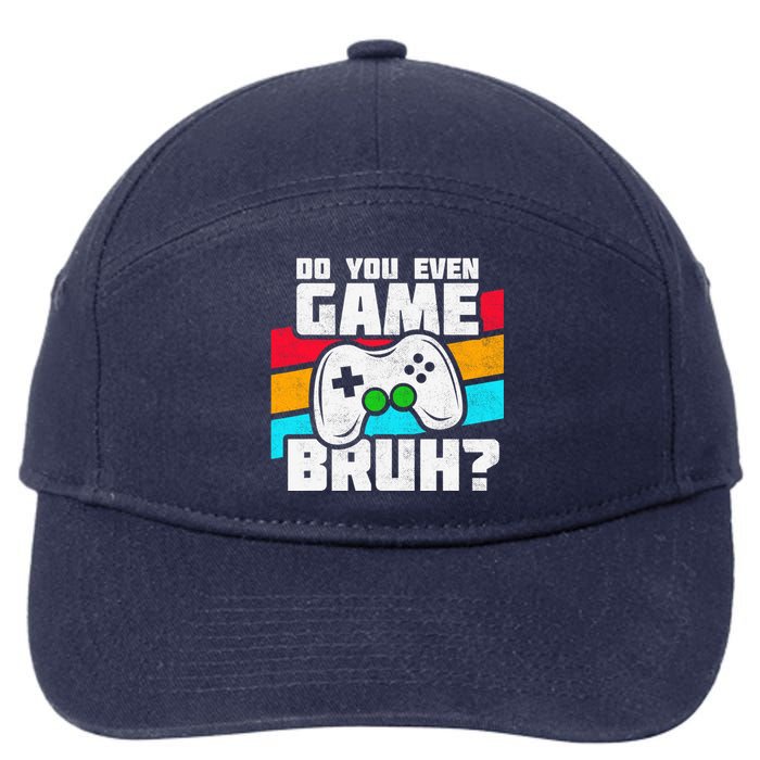 Video Game Player PC Console Online Gaming Funny Gamer 7-Panel Snapback Hat