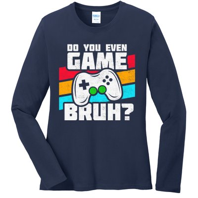 Video Game Player PC Console Online Gaming Funny Gamer Ladies Long Sleeve Shirt