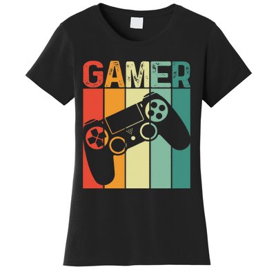 Video Game Player Retro Gamer Gaming Addict Women's T-Shirt