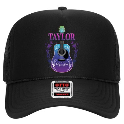 Vintage Guitar Personalized Taylor Name Design Trucker Hat