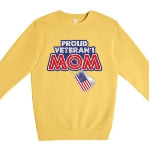 Veteran Gift Proud Mom Tees Grandma Mama Soldier Gift Premium Crewneck Sweatshirt