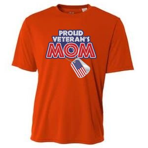 Veteran Gift Proud Mom Tees Grandma Mama Soldier Gift Cooling Performance Crew T-Shirt