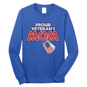 Veteran Gift Proud Mom Tees Grandma Mama Soldier Gift Long Sleeve Shirt