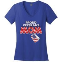 Veteran Gift Proud Mom Tees Grandma Mama Soldier Gift Women's V-Neck T-Shirt