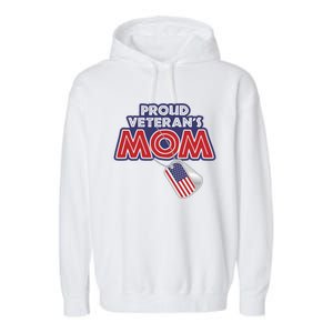 Veteran Gift Proud Mom Tees Grandma Mama Soldier Gift Garment-Dyed Fleece Hoodie