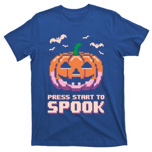 Video Games Player Halloween Gamer Pumpkin Halloween Gaming Gift T-Shirt