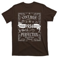 Vintage Genuine Quality 1934 Original Parts Mostly 90th Birthday T-Shirt