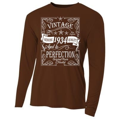 Vintage Genuine Quality 1934 Original Parts Mostly 90th Birthday Cooling Performance Long Sleeve Crew