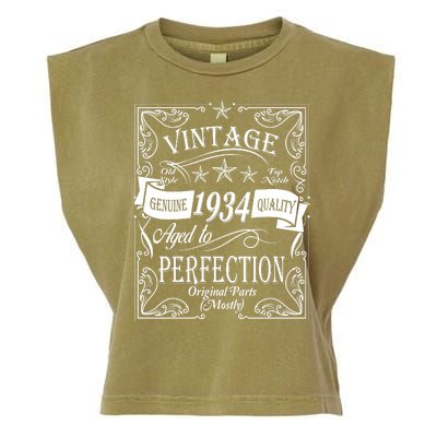 Vintage Genuine Quality 1934 Original Parts Mostly 90th Birthday Garment-Dyed Women's Muscle Tee