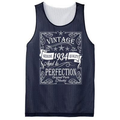 Vintage Genuine Quality 1934 Original Parts Mostly 90th Birthday Mesh Reversible Basketball Jersey Tank