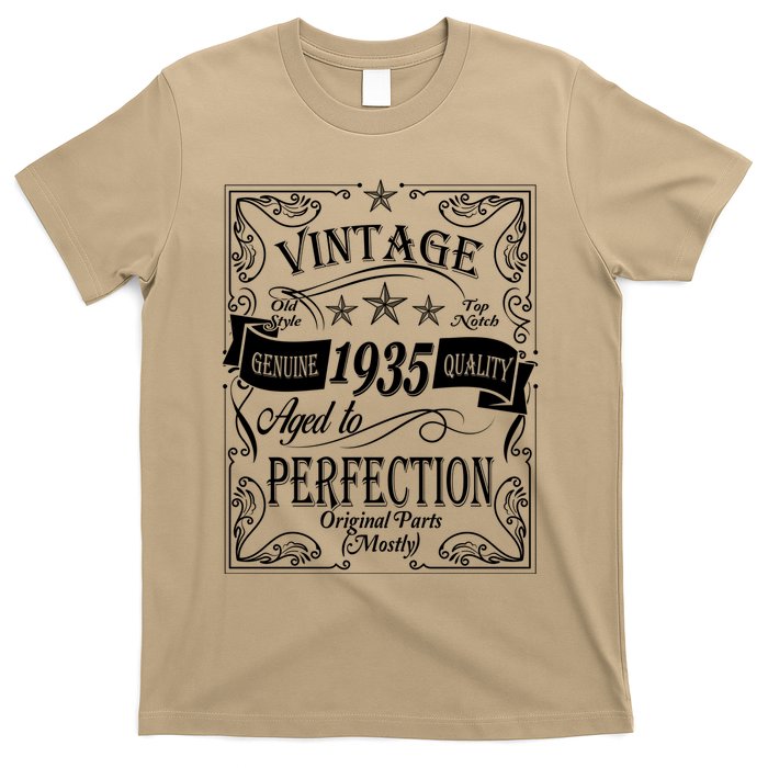Vintage Genuine Quality 1935 Original Parts Mostly 90th Birthday T-Shirt