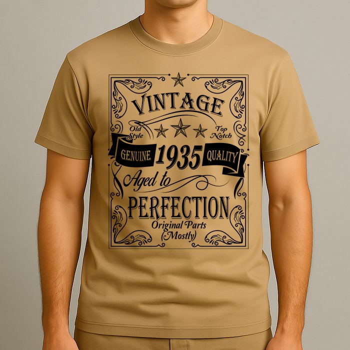 Vintage Genuine Quality 1935 Original Parts Mostly 90th Birthday T-Shirt