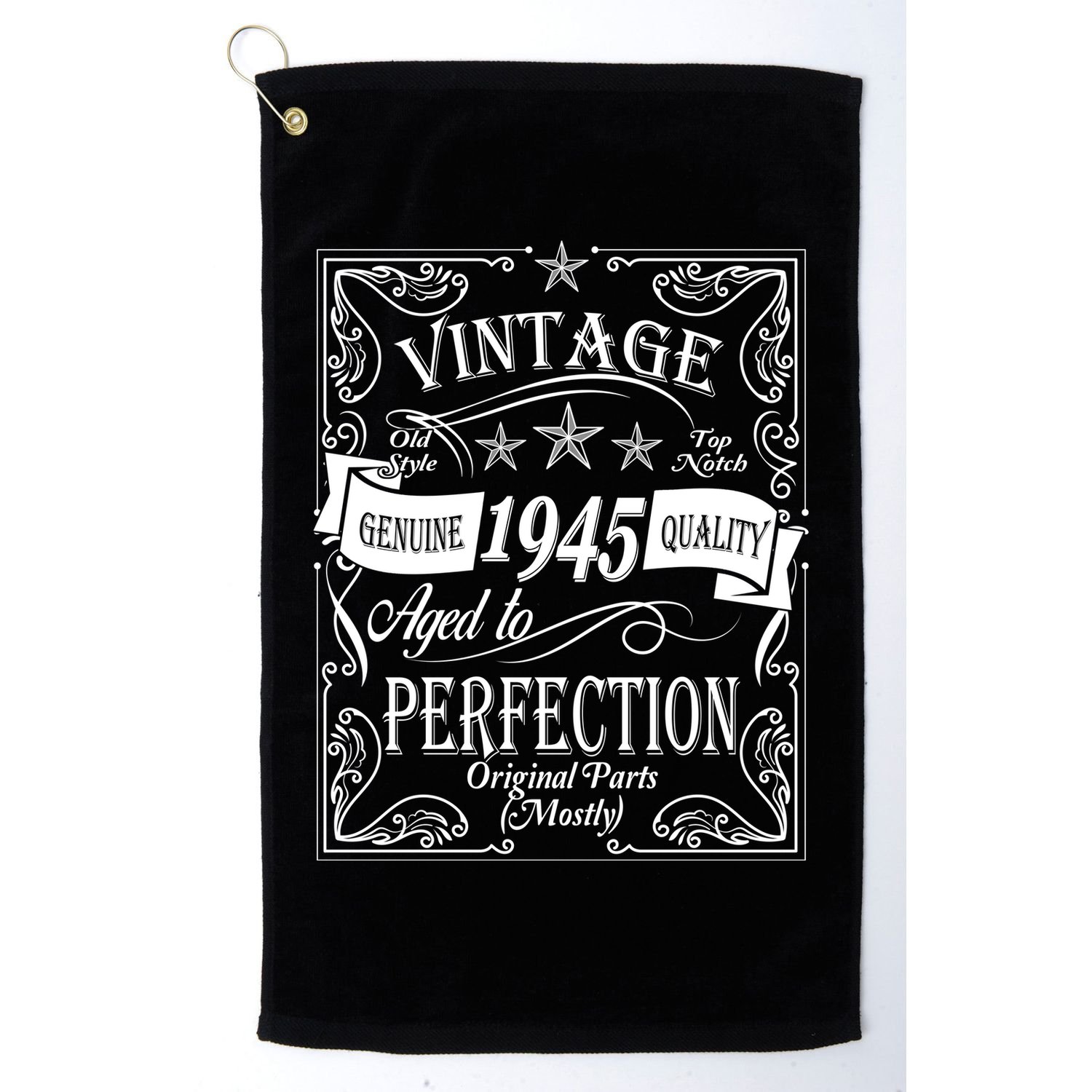 Vintage Genuine Quality 1945 Original Parts Mostly 80th Birthday Golf Towel