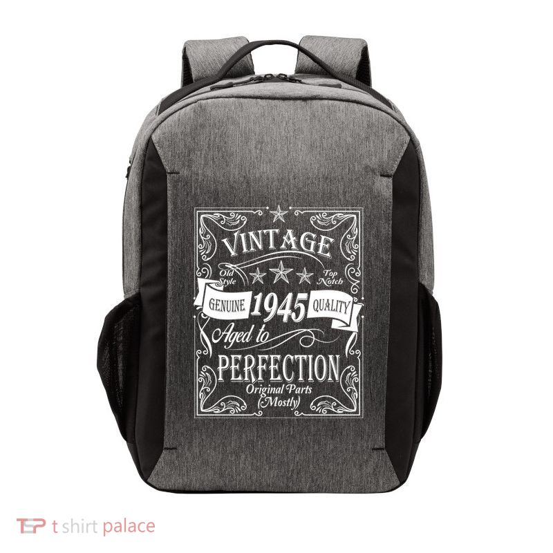 Vintage Genuine Quality 1945 Original Parts Mostly 80th Birthday Vector Backpack