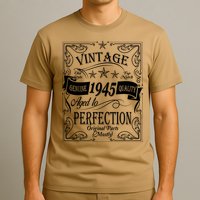 Vintage Genuine Quality 1945 Original Parts Mostly 80th Birthday T-Shirt