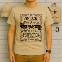 Vintage Genuine Quality 1945 Original Parts Mostly 80th Birthday T-Shirt
