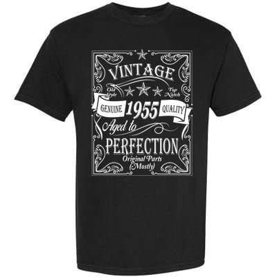 Vintage Genuine Quality 1955 Original Parts Mostly 70th Birthday Garment-Dyed Heavyweight T-Shirt