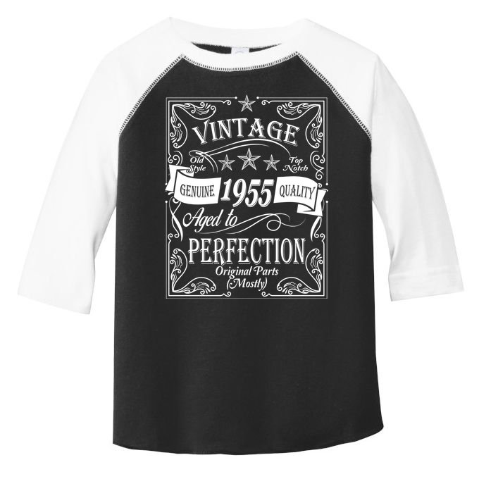 Vintage Genuine Quality 1955 Original Parts Mostly 70th Birthday Toddler Fine Jersey T-Shirt