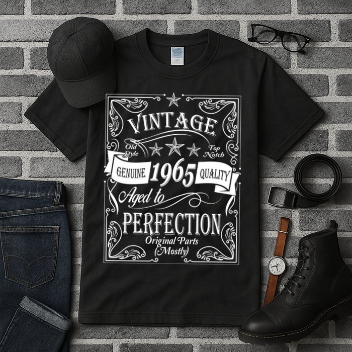 Vintage Genuine Quality 1965 Original Parts Mostly 60th Birthday Tall T-Shirt