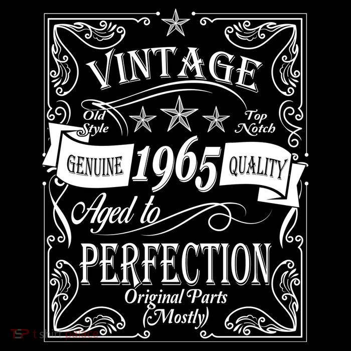 Vintage Genuine Quality 1965 Original Parts Mostly 60th Birthday Toddler T-Shirt