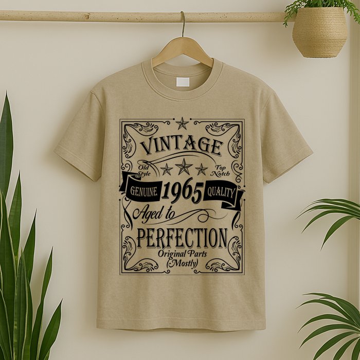 Vintage Genuine Quality 1965 Original Parts Mostly 60th Birthday T-Shirt