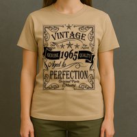 Vintage Genuine Quality 1965 Original Parts Mostly 60th Birthday T-Shirt