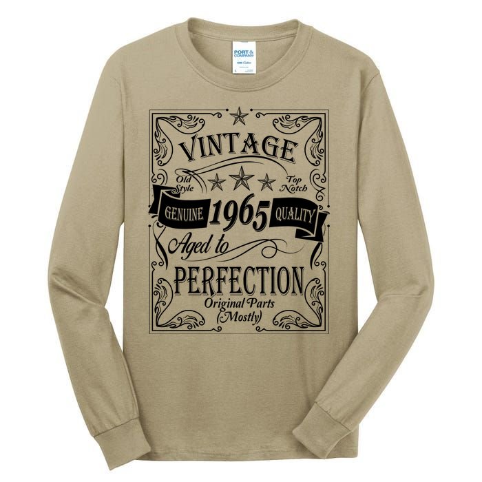 Vintage Genuine Quality 1965 Original Parts Mostly 60th Birthday Tall Long Sleeve T-Shirt