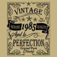 Vintage Genuine Quality 1985 Original Parts Mostly 40th Birthday T-Shirt