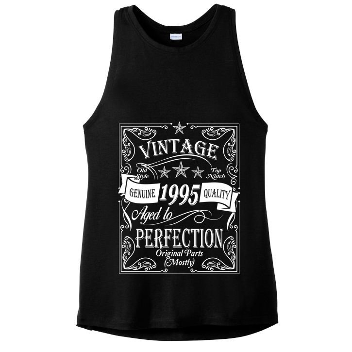 Vintage Genuine Quality 1995 Original Parts Mostly 30th Birthday Ladies PosiCharge Tri-Blend Wicking Tank