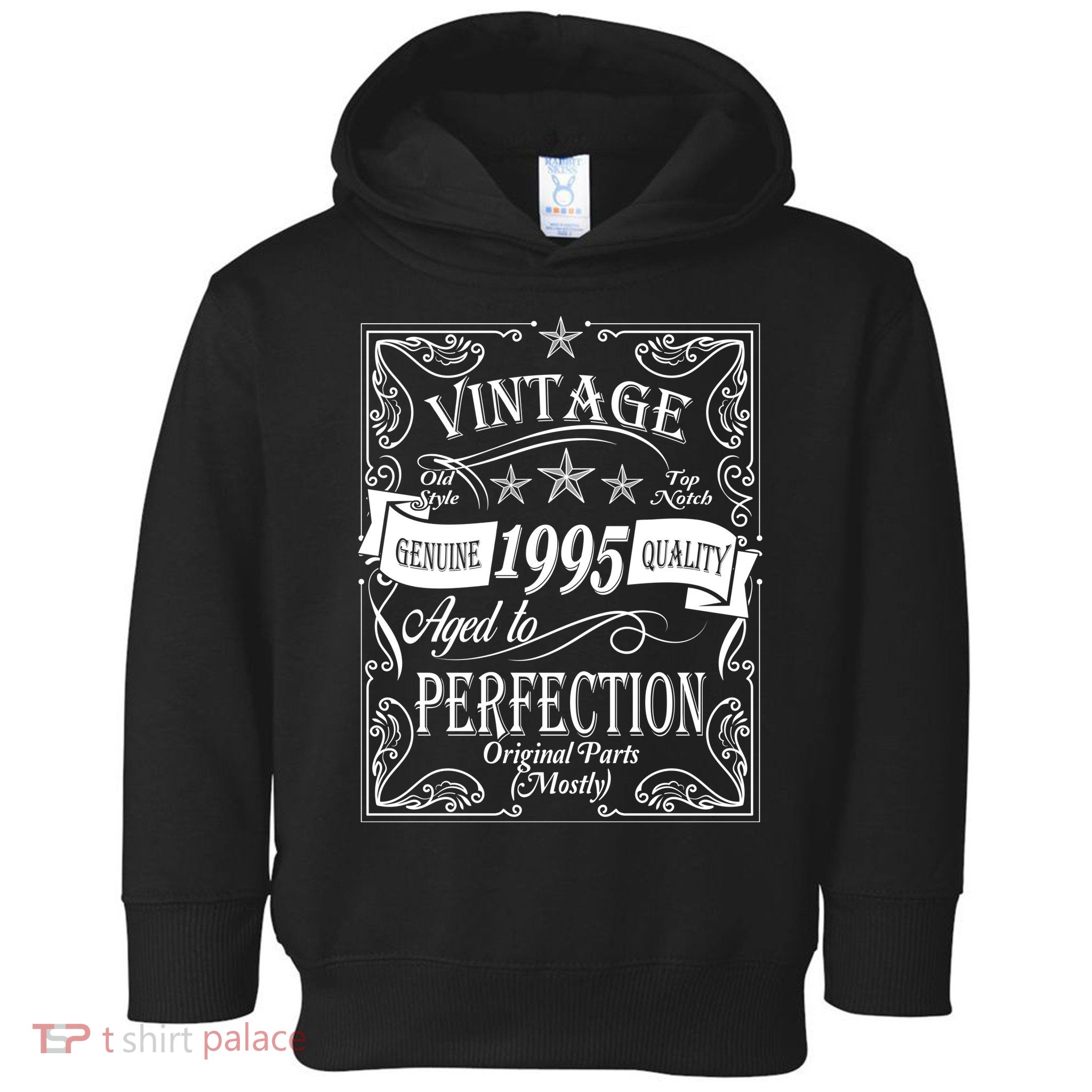 Vintage Genuine Quality 1995 Original Parts Mostly 30th Birthday Toddler Hoodie