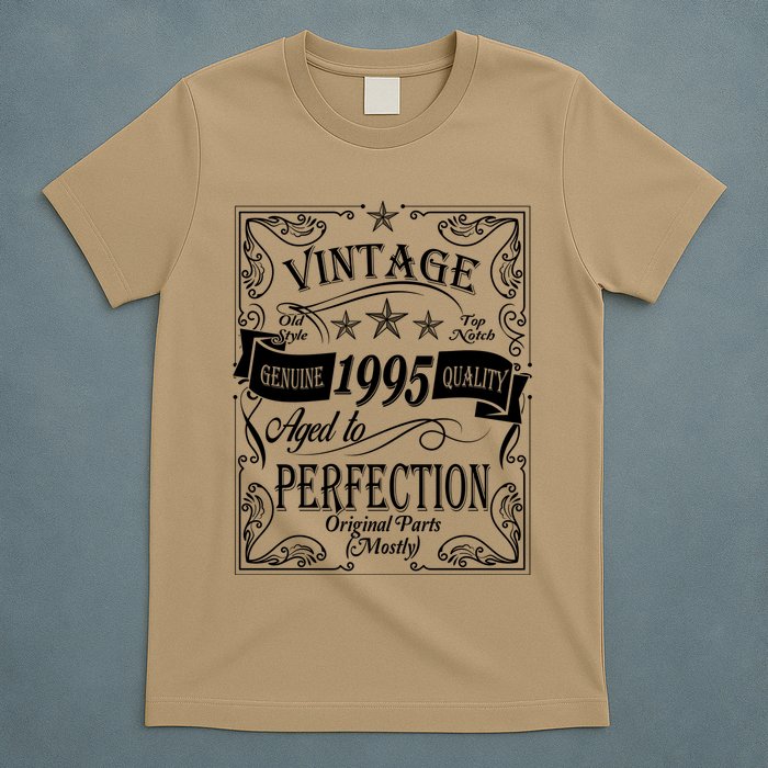 Vintage Genuine Quality 1995 Original Parts Mostly 30th Birthday T-Shirt