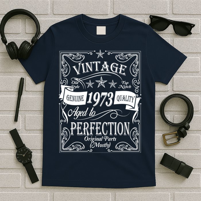 Vintage Genuine Quality 1973 Original Parts Mostly 50th Birthday T-Shirt