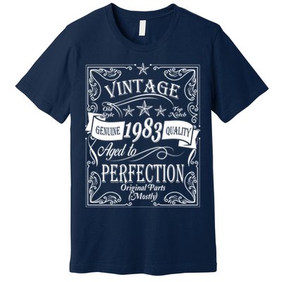 Vintage Genuine Quality 1983 Original Parts Mostly 40th Birthday Premium T-Shirt