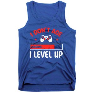 Video Gaming Quote Gamers DonT Age They Level Up Cool Gift Tank Top